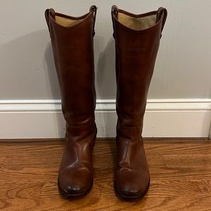 FRYE Melissa Button Tall Boots Women 8B